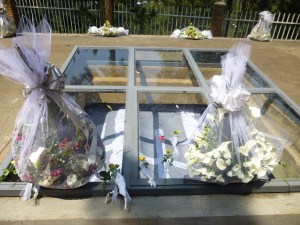 Genocide memorial where over 250,000 were buried in Rwanda's capital, Kigali. 